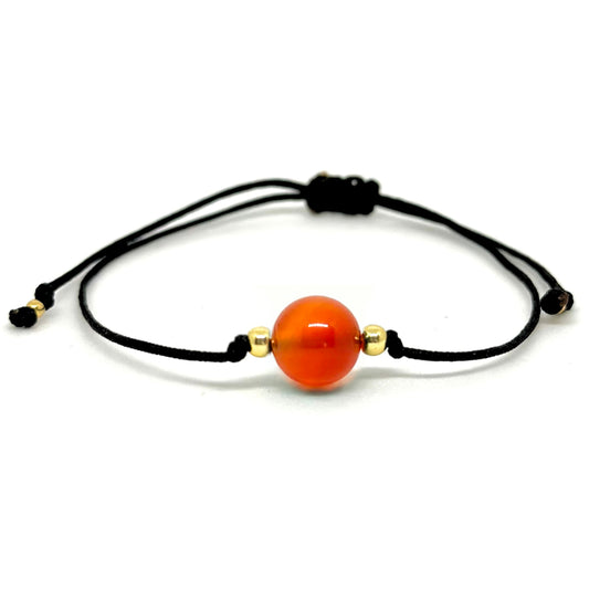 Carnelian Minimalist Bracelet - Empowerment