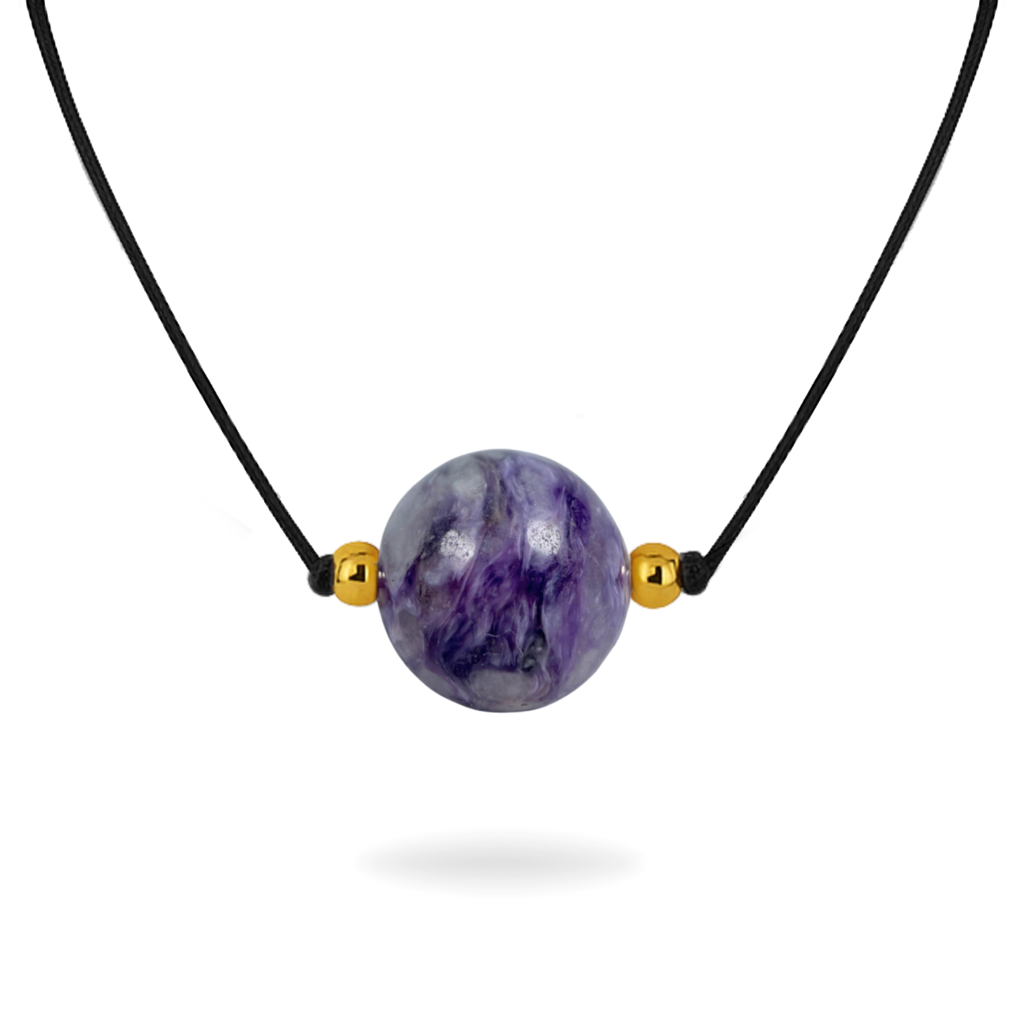 Collier de charoïte contre l'anxiété