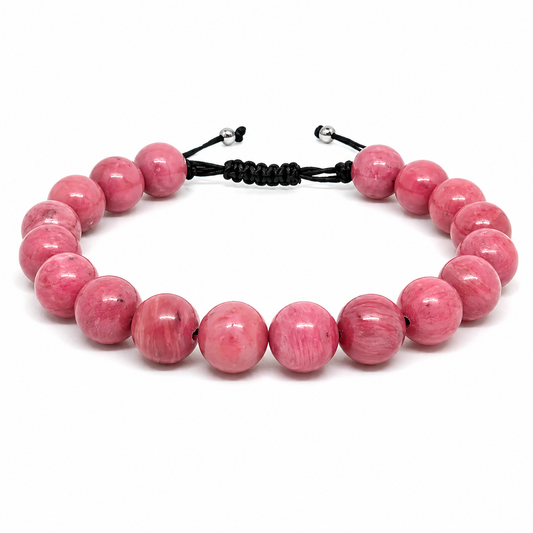 Bracelet de réconciliation en rhodonite 