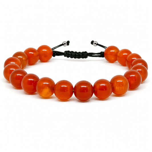 Bracelet en cornaline symbole d'émancipation