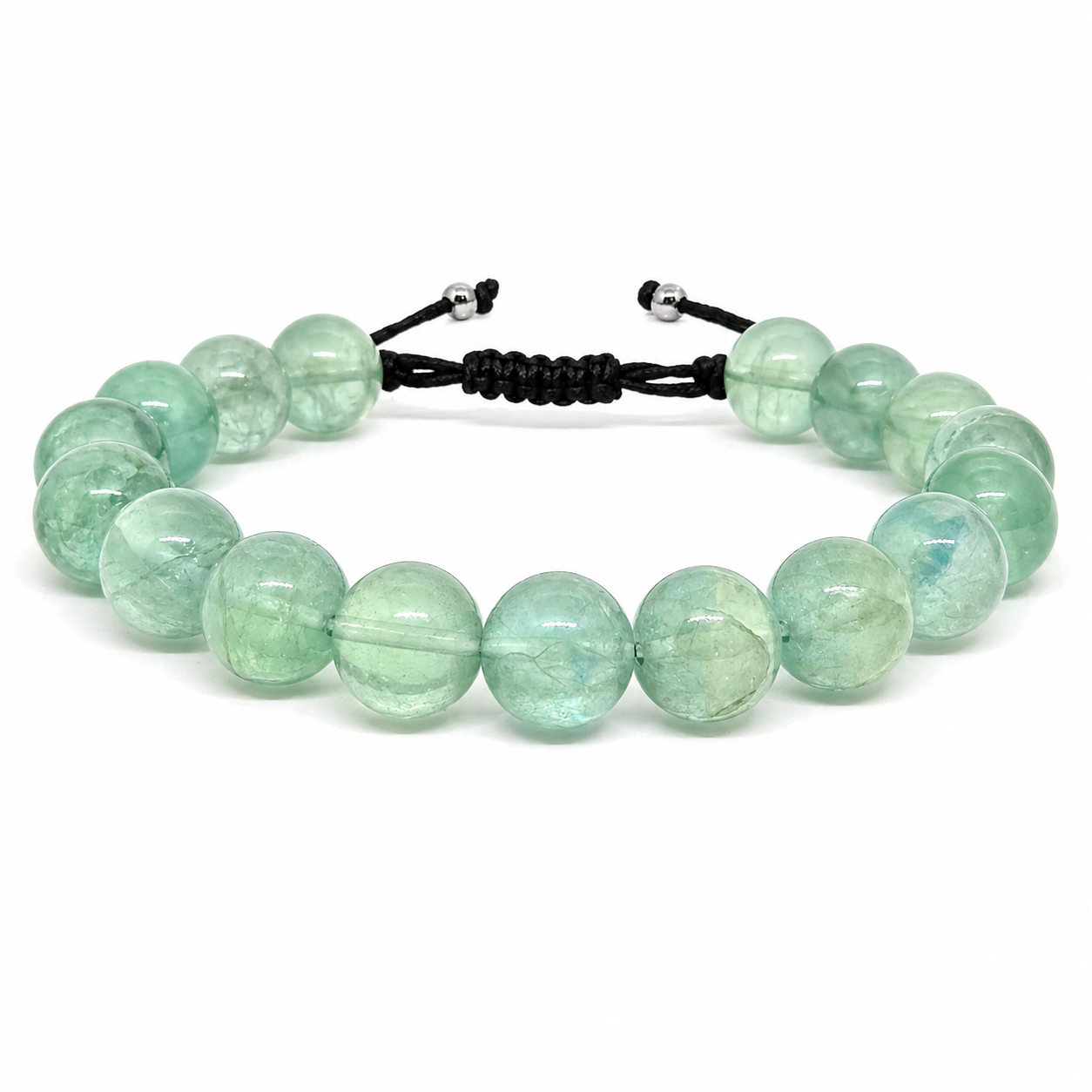 Bracelet relaxant en fluorite verte 