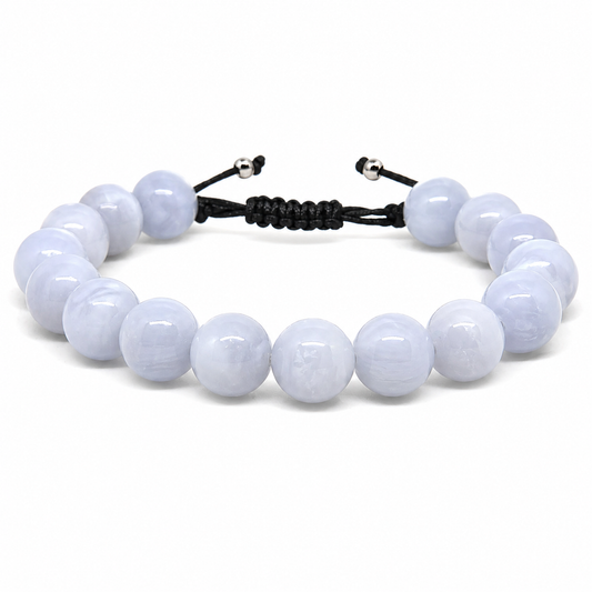 Bracelet en calcédoine « Confiance en soi »
