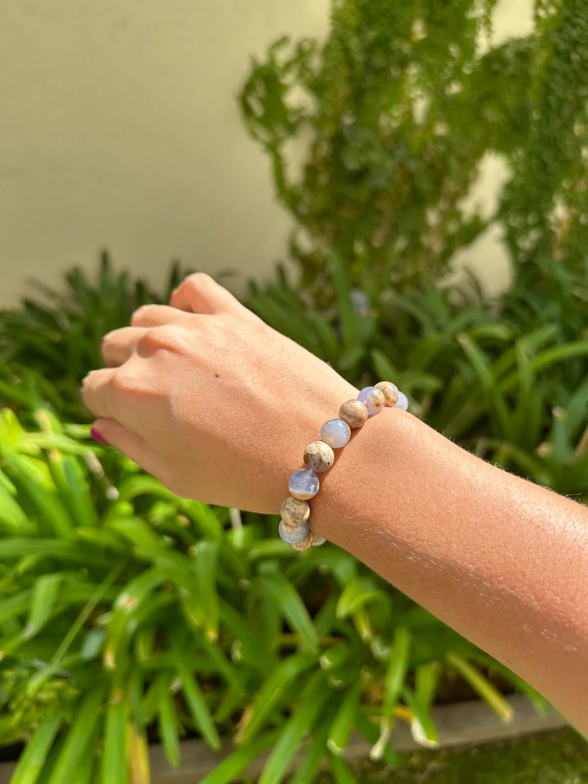 Self Trust Chalcedony Bracelet