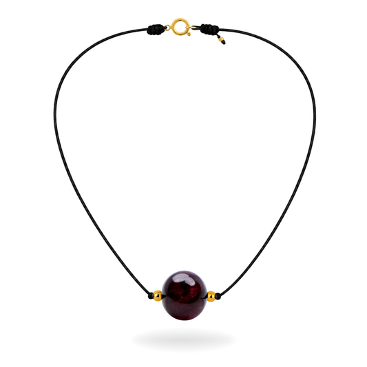 Collier Passion Grenat