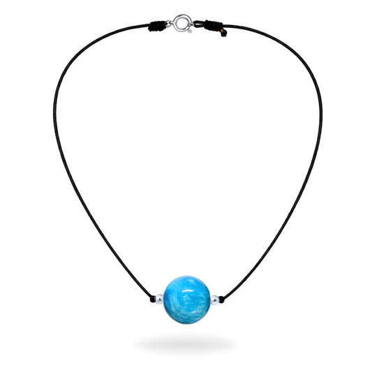 Collier en apatite Motivation
