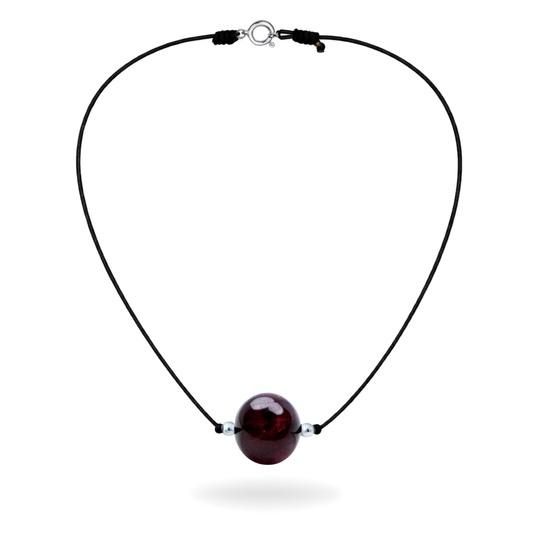 Collier Passion Grenat