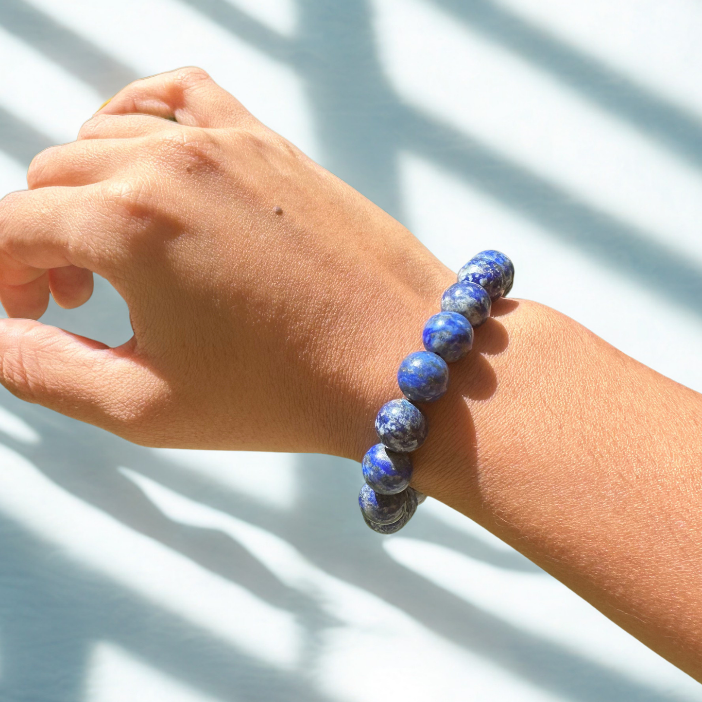 Bracelet en lapis-lazuli intelligent