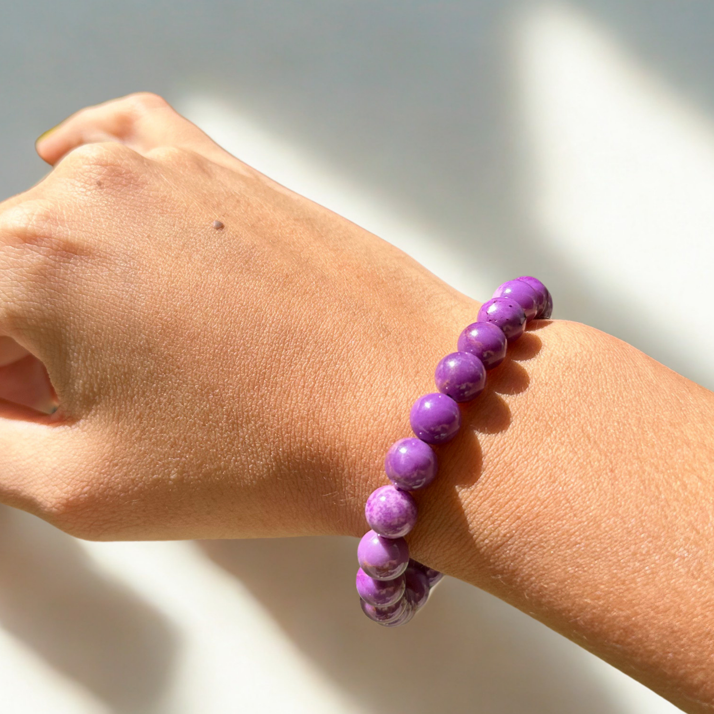 Bracelet en phosphosidérite créative 