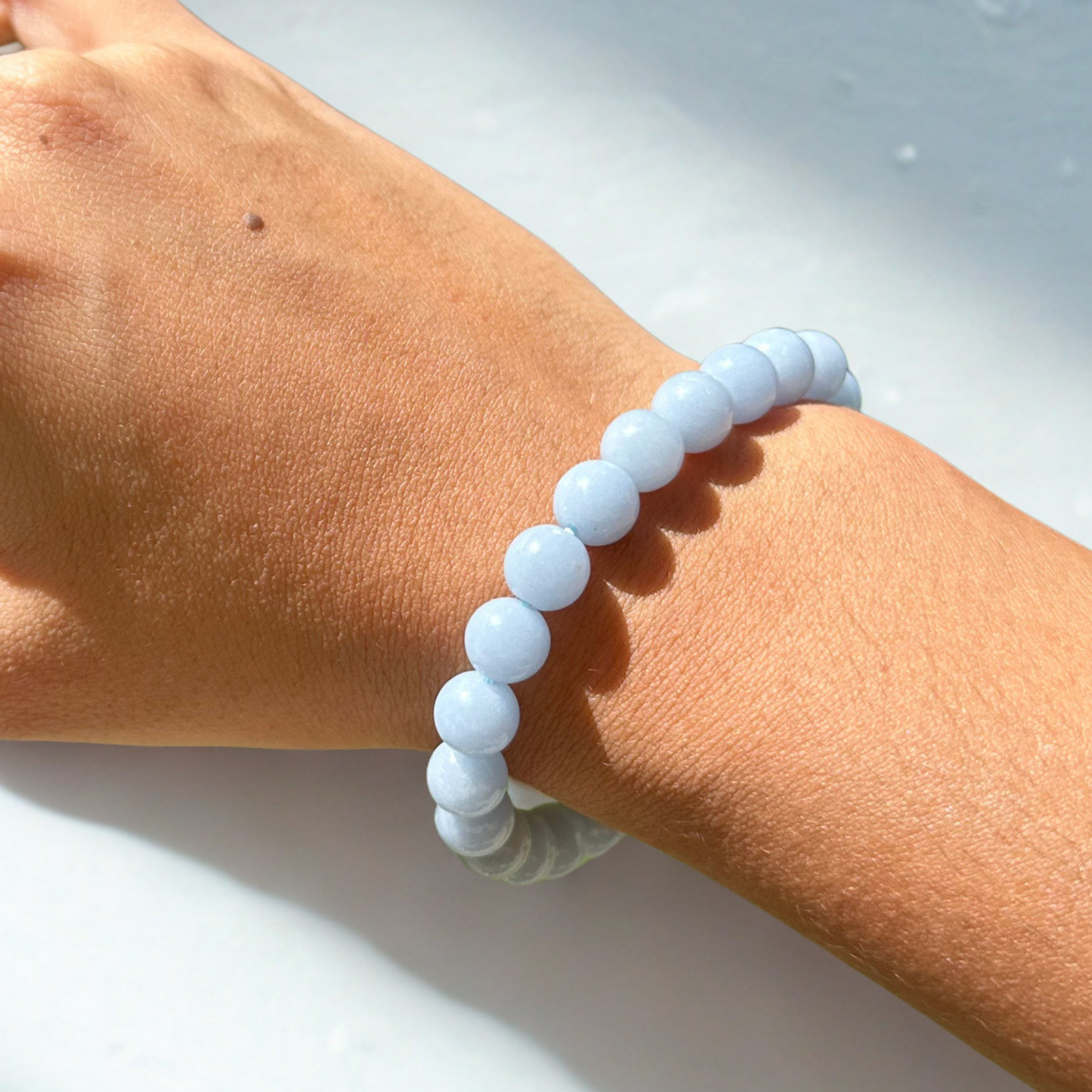 Bracelet Peace Blue Angelite