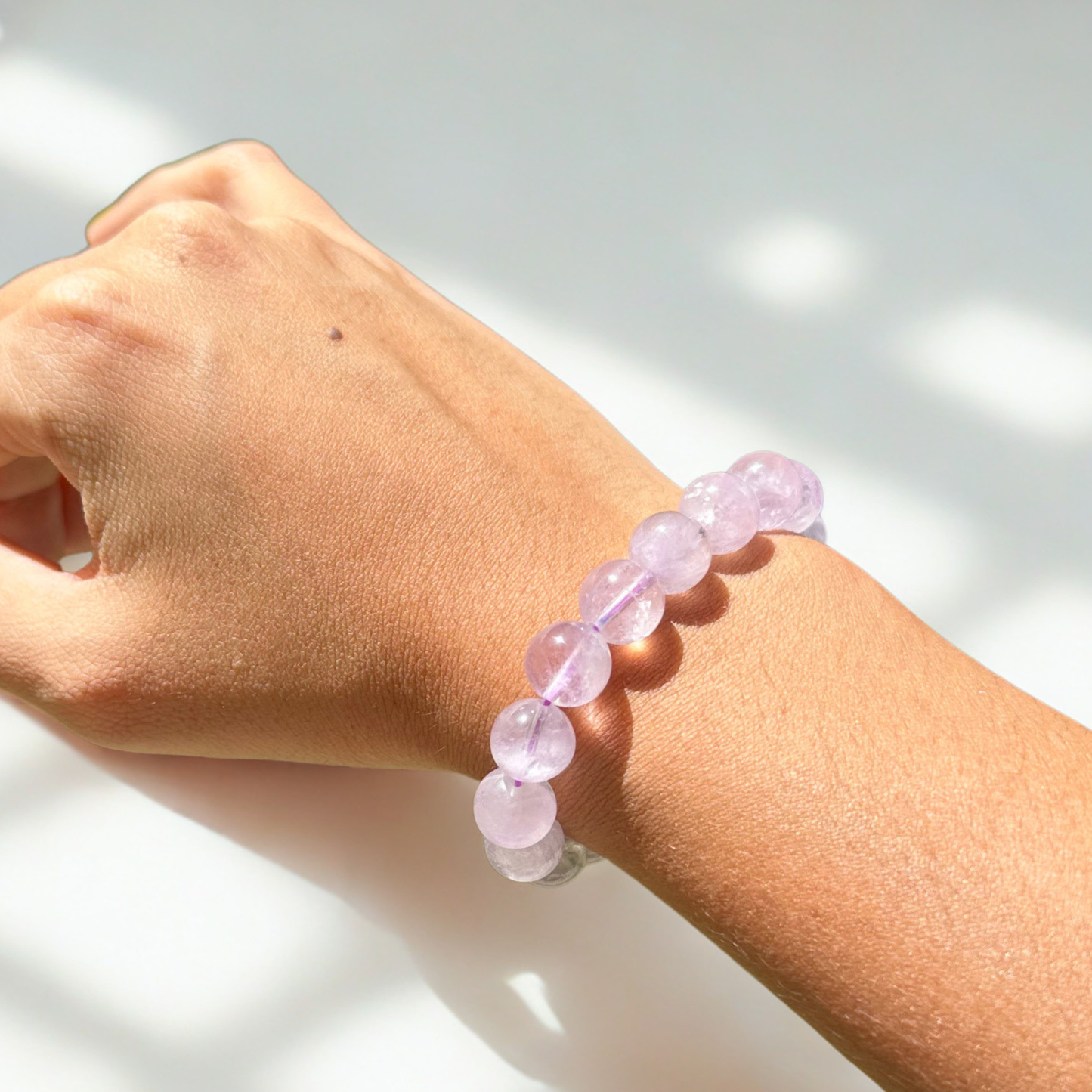 Bracelet en quartz rose Love 