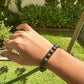 Problem Solving Obsidian Minimalist Bracelet