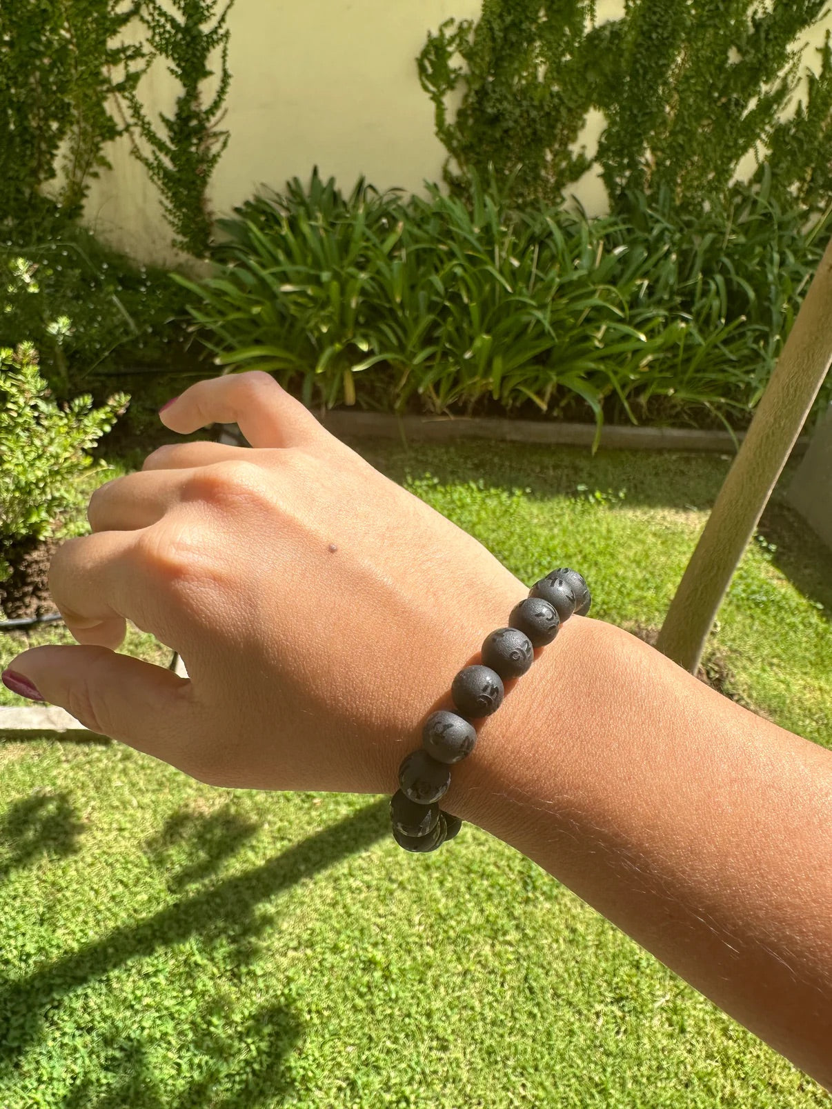 Problem Solving Obsidian Minimalist Bracelet