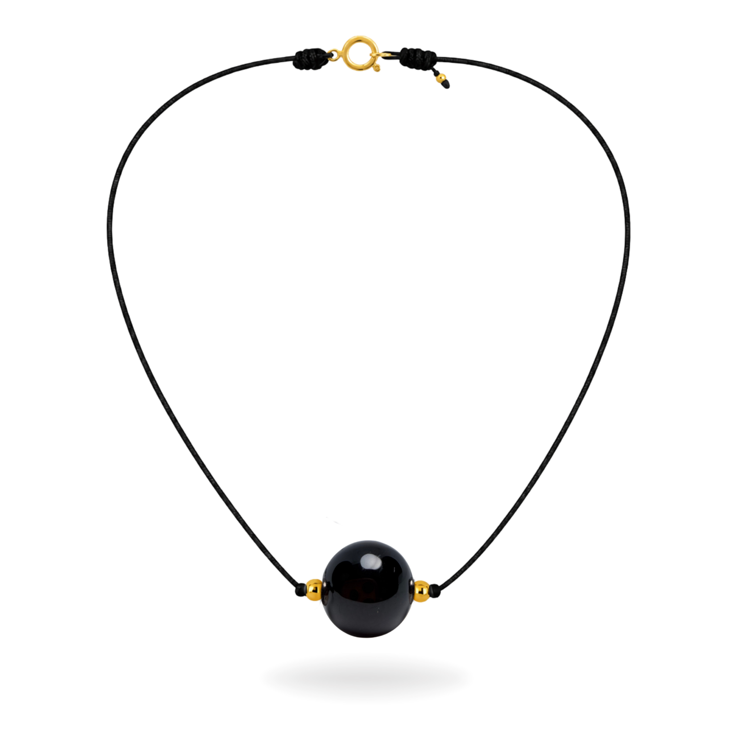 Collier en tourmaline noire karmique