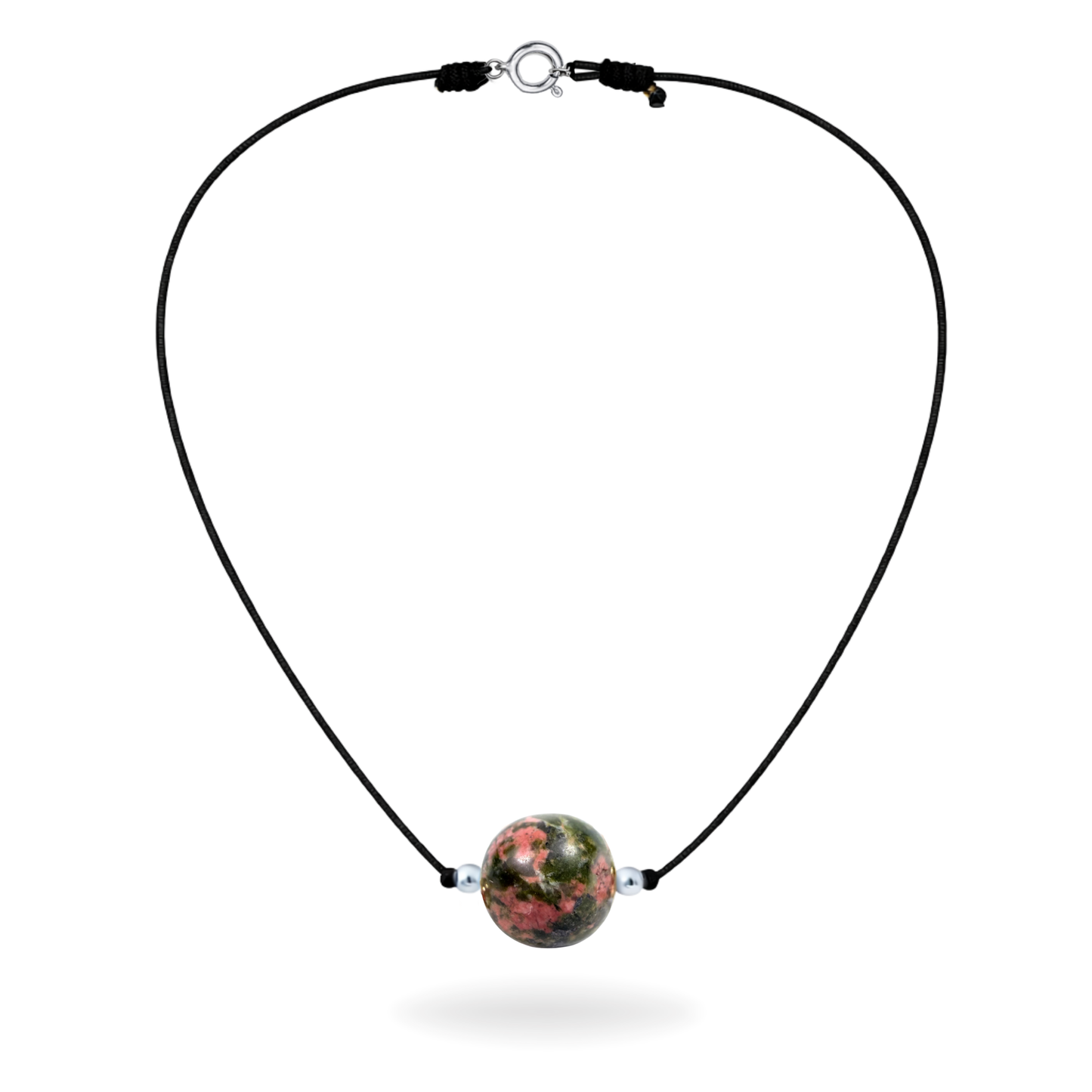 Collier d'unakite du sommeil 