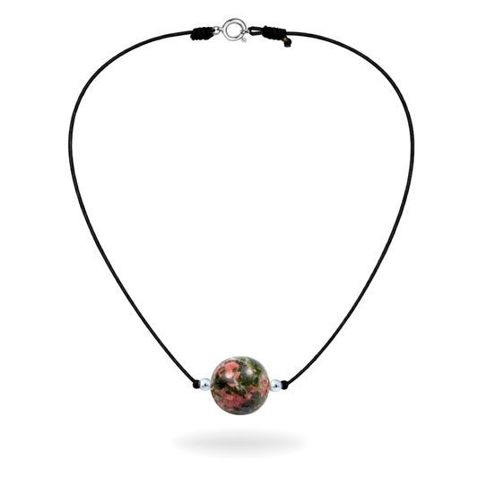 Collier d'unakite du sommeil 