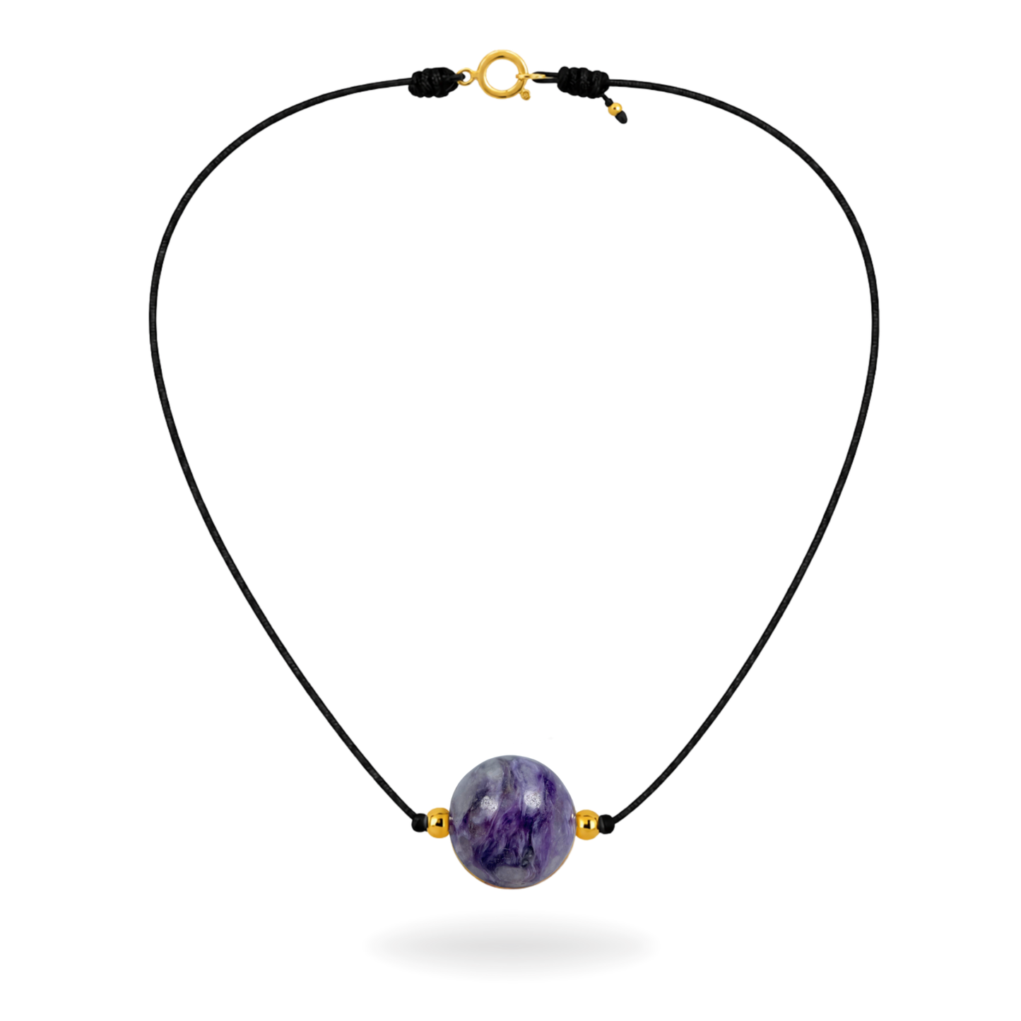 Collier de charoïte contre l'anxiété