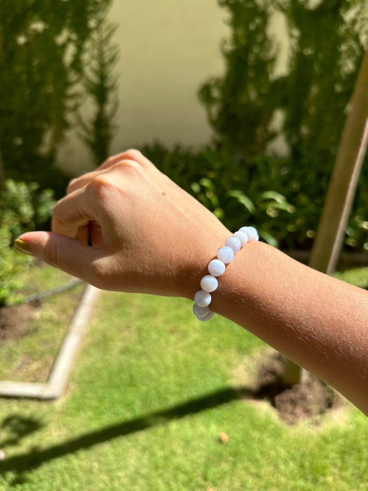 Self Trust  Chalcedony Bracelet