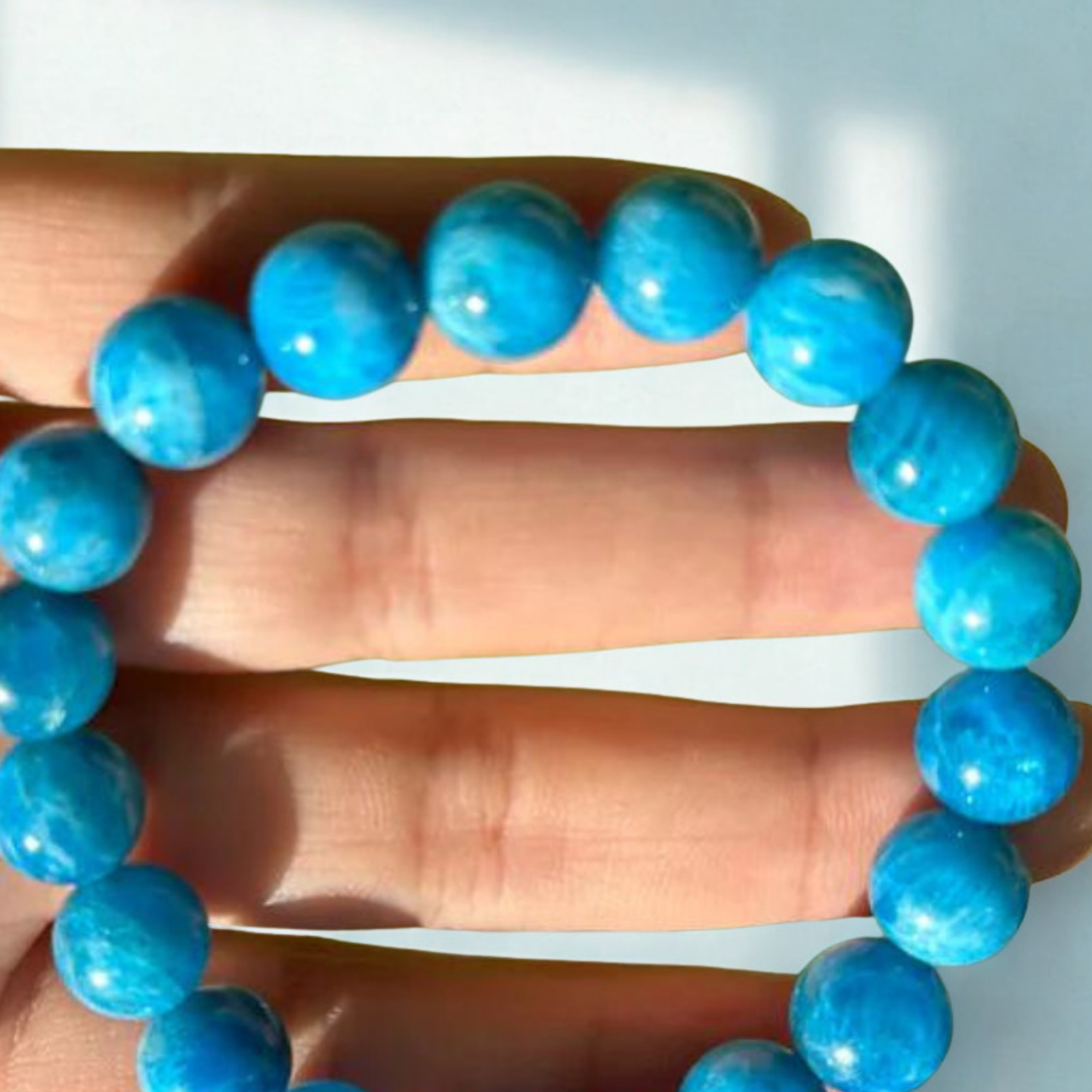 Bracelet en apatite de motivation