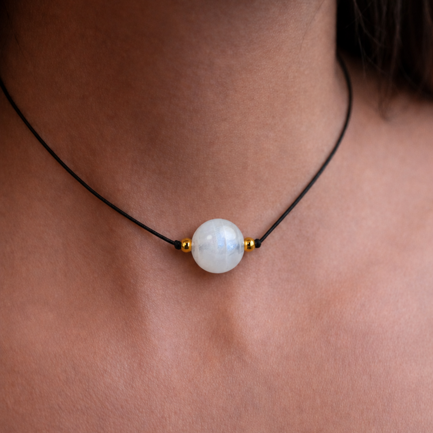 Collier en pierre de lune « Nouveaux départs »