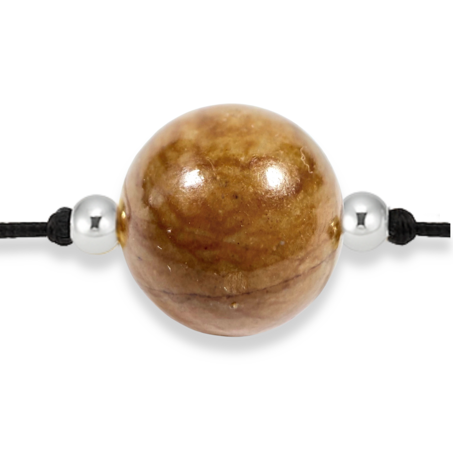 Bracelet minimaliste en jaspe Paisina - Bonheur