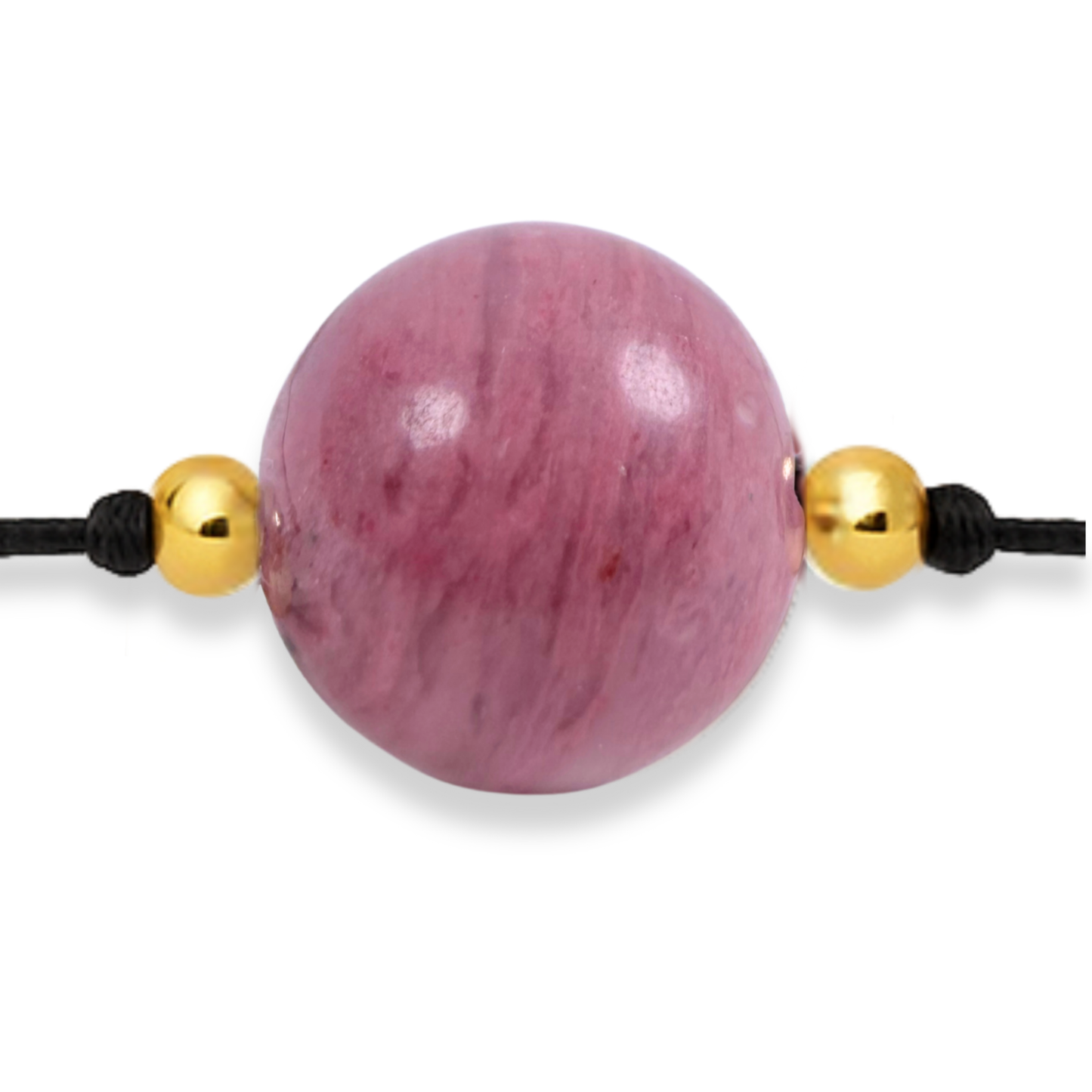 Rehausse le toucher de la rhodonite 