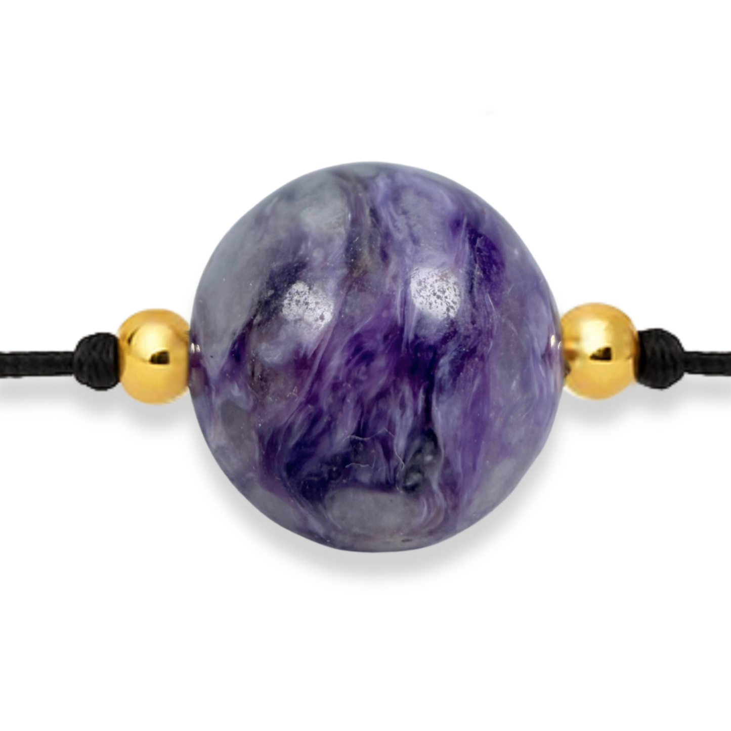 Collier de charoïte contre l'anxiété