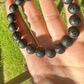 Problem Solving Obsidian Minimalist Bracelet