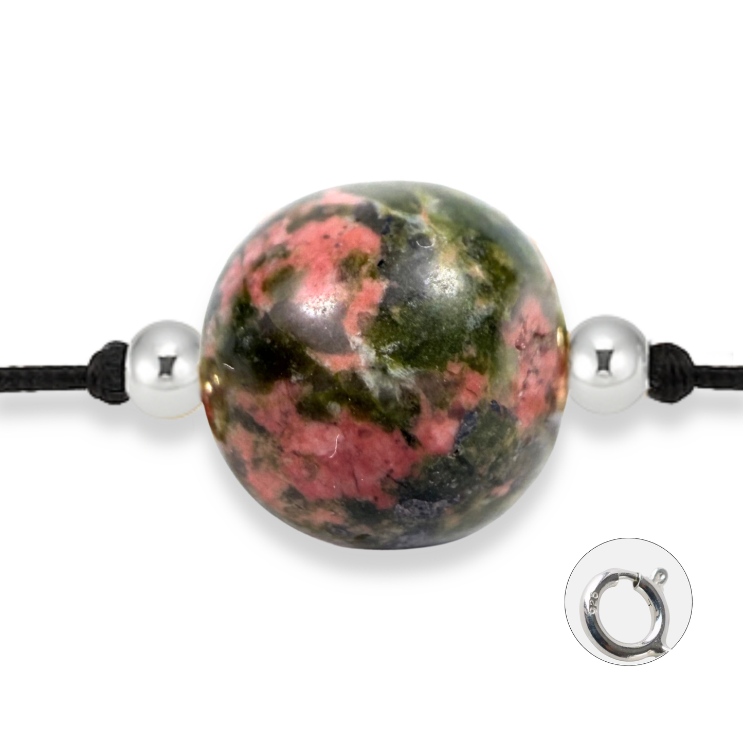 Collier d'unakite du sommeil 