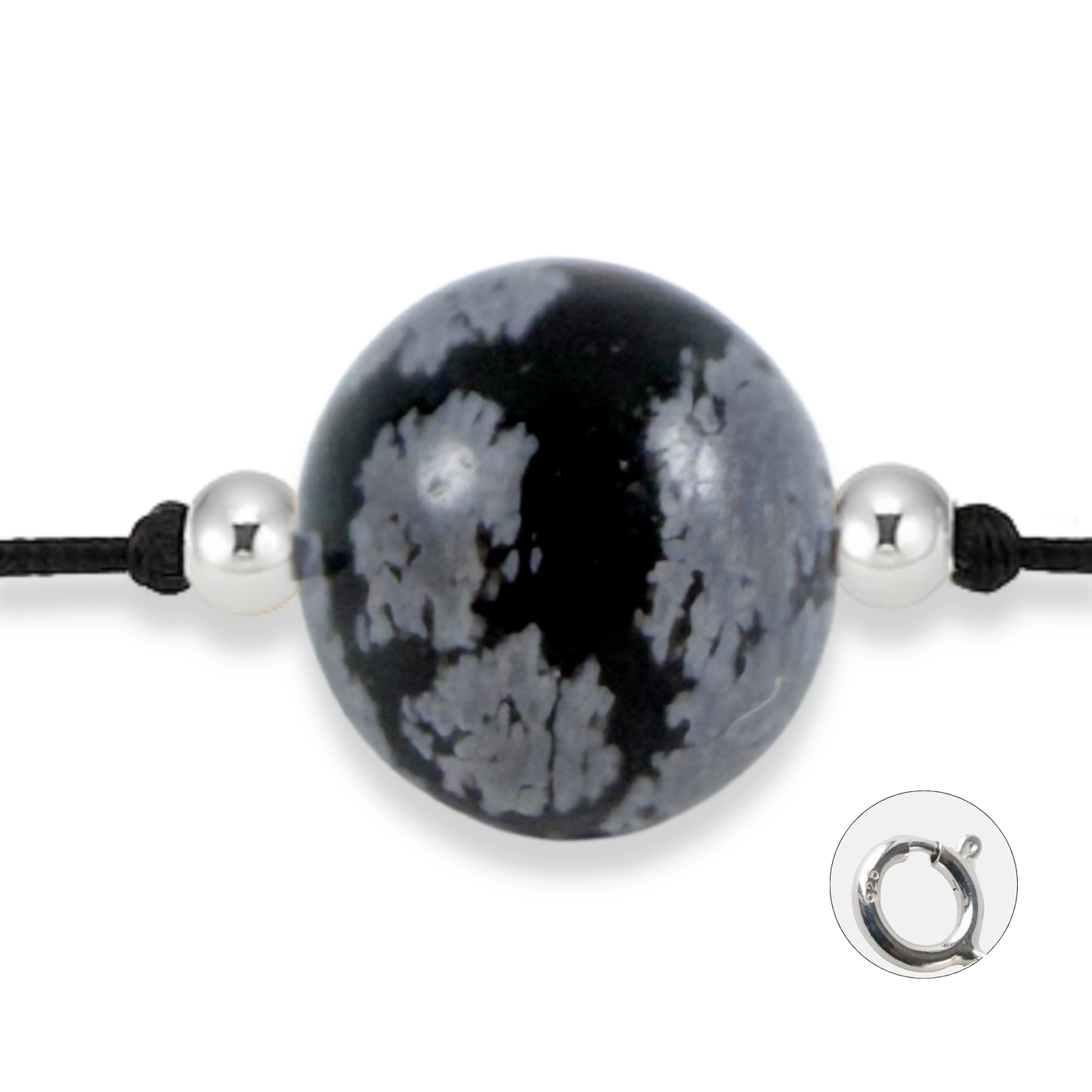 Collier en obsidienne neigeuse pour résoudre les problèmes
