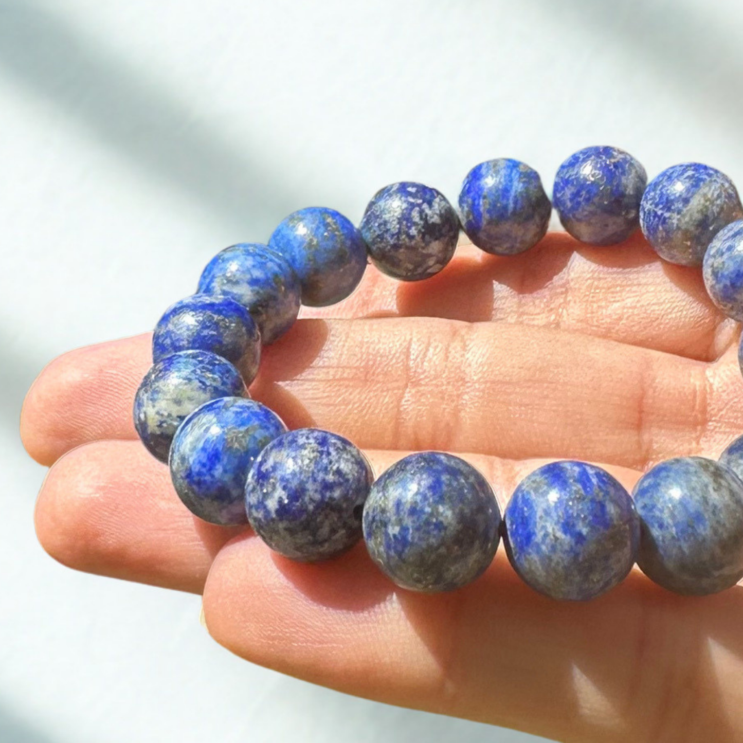 Bracelet en lapis-lazuli intelligent