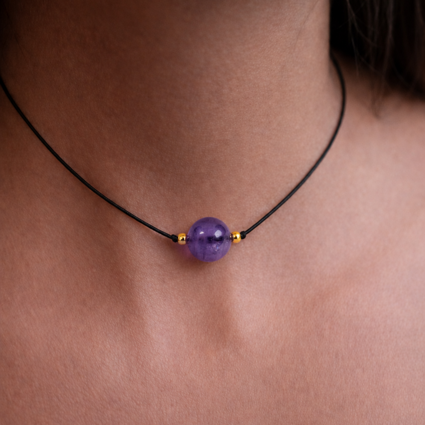 Collier d'améthyste Pure Love