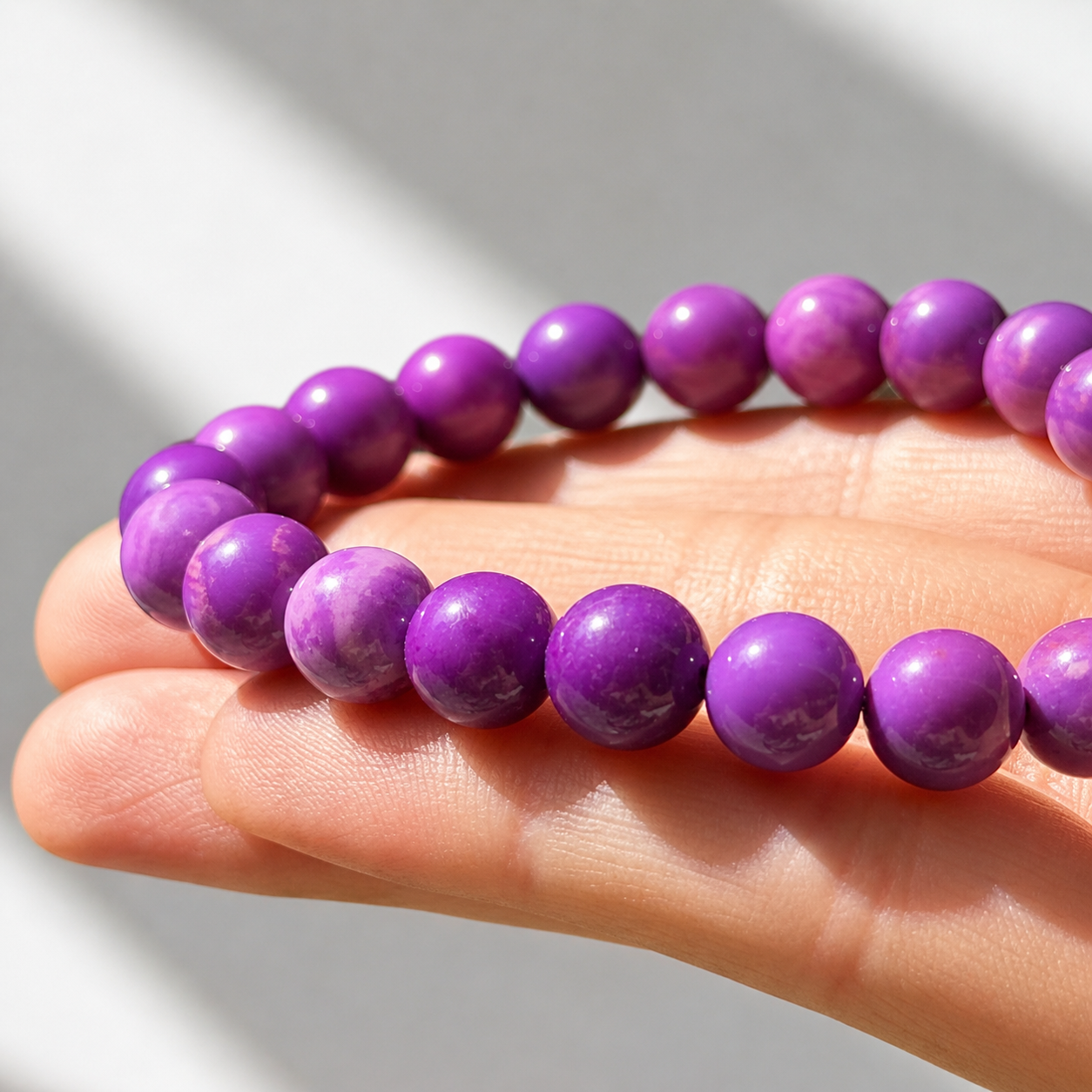 Bracelet en phosphosidérite créative 