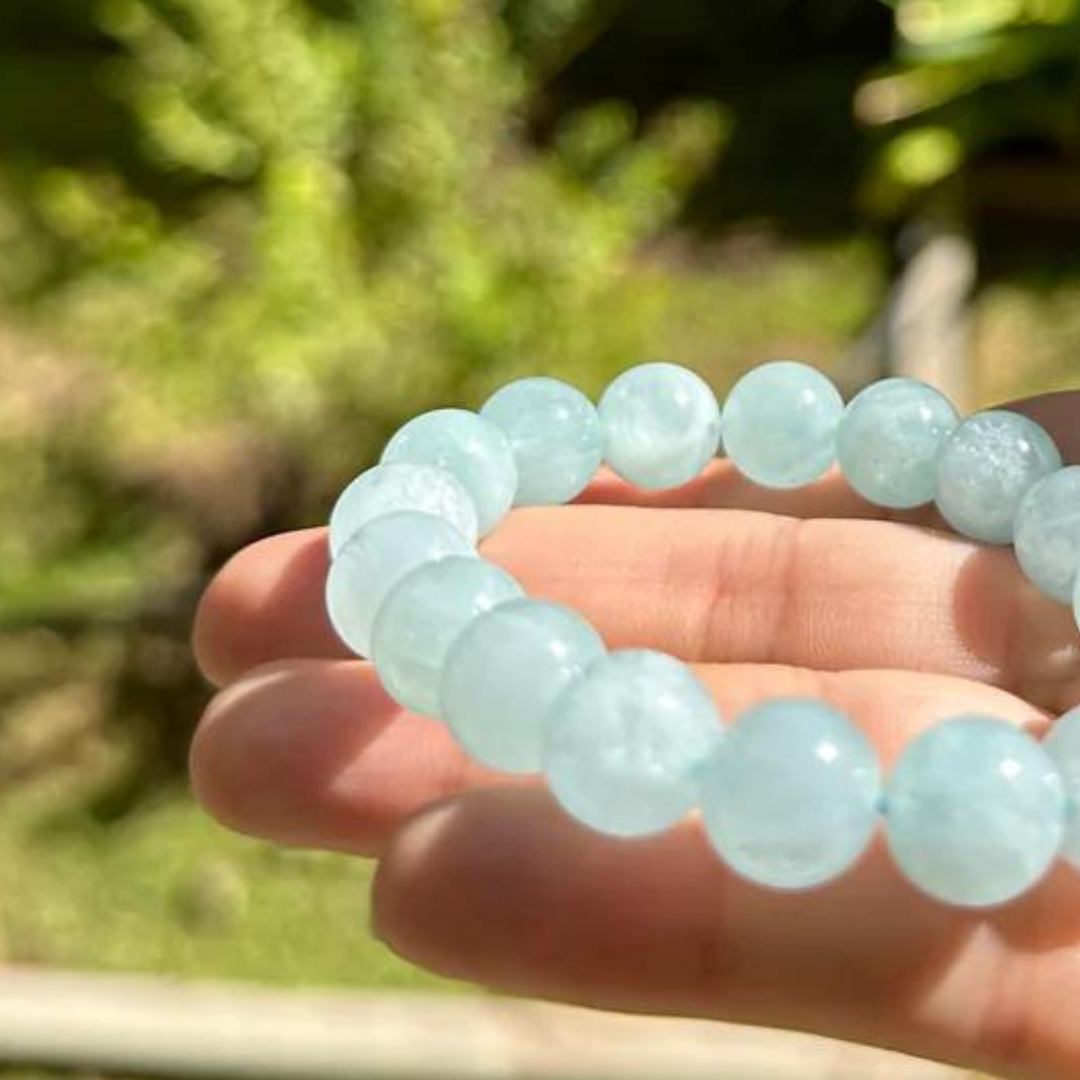 Stress Aquamarine Bracelet