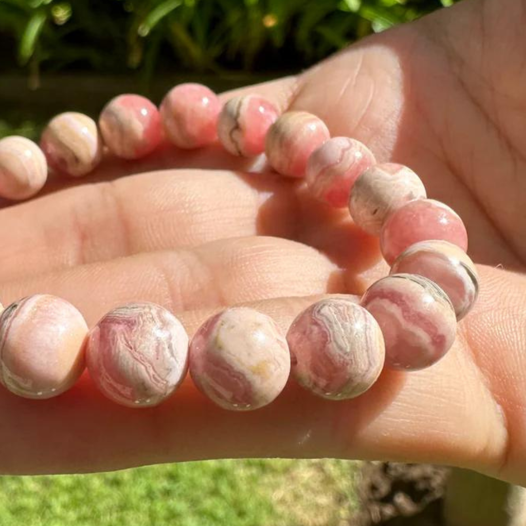 Friendship Rhodochrosite Bracelet
