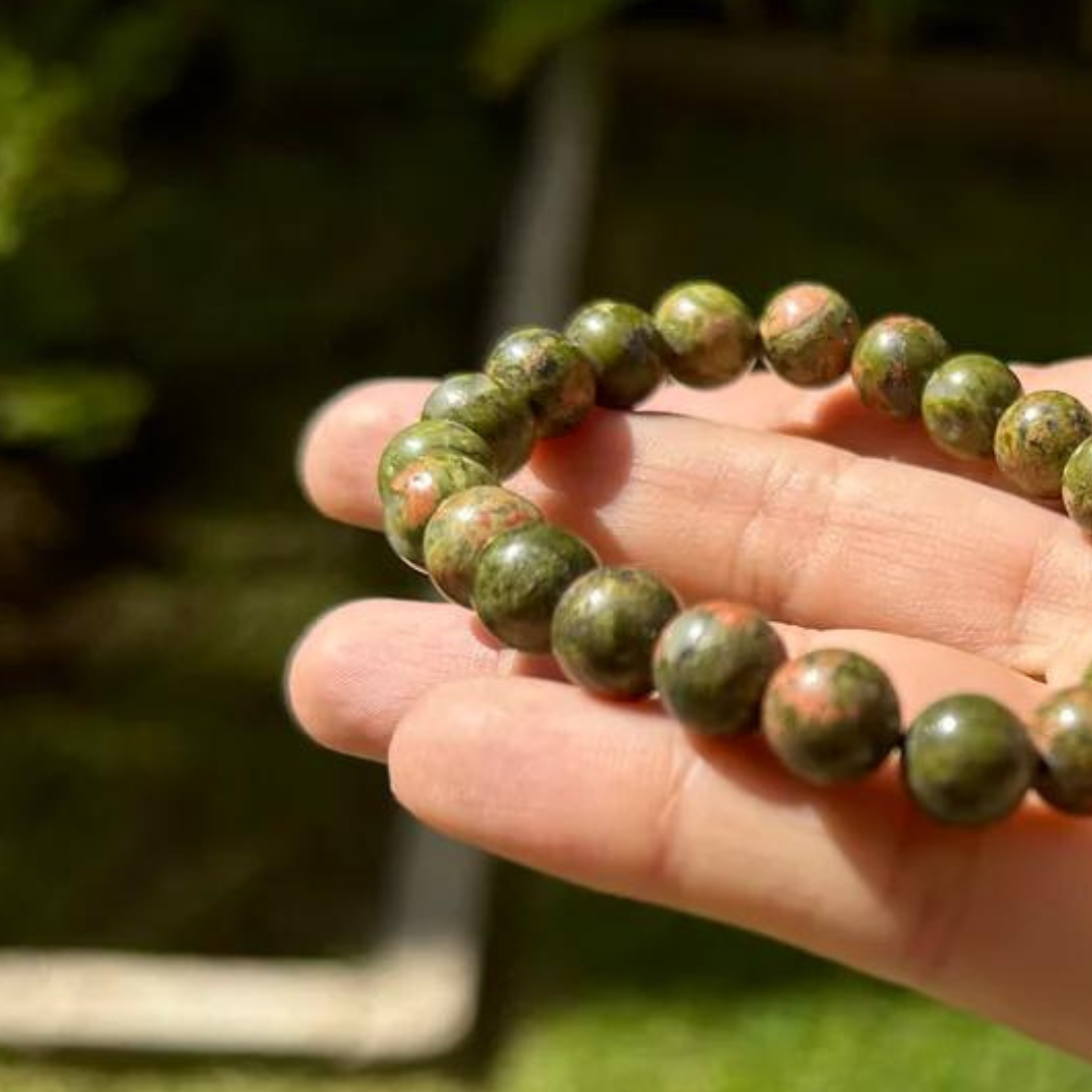 Sleep Unakite Bracelet