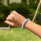 Peace Blue Angelite Bracelet