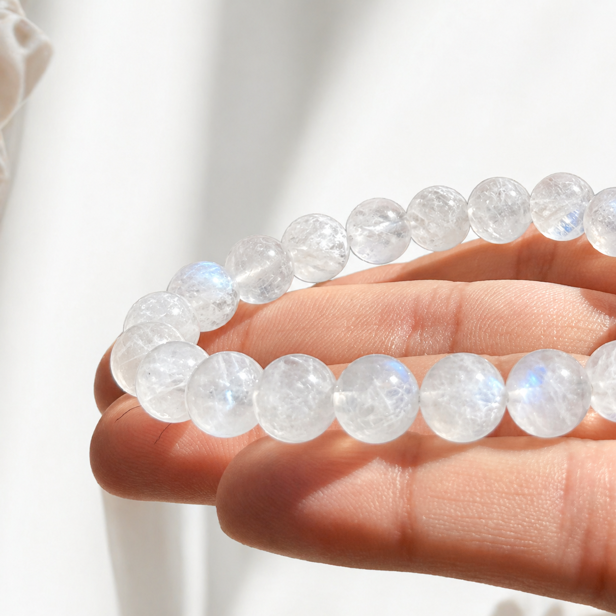 Bracelet en pierre de lune pour un nouveau départ
