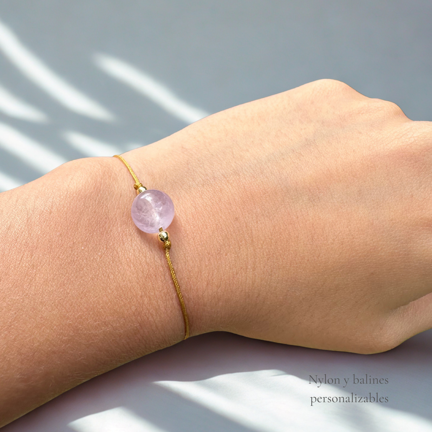 Toucher de quartz rose Love 