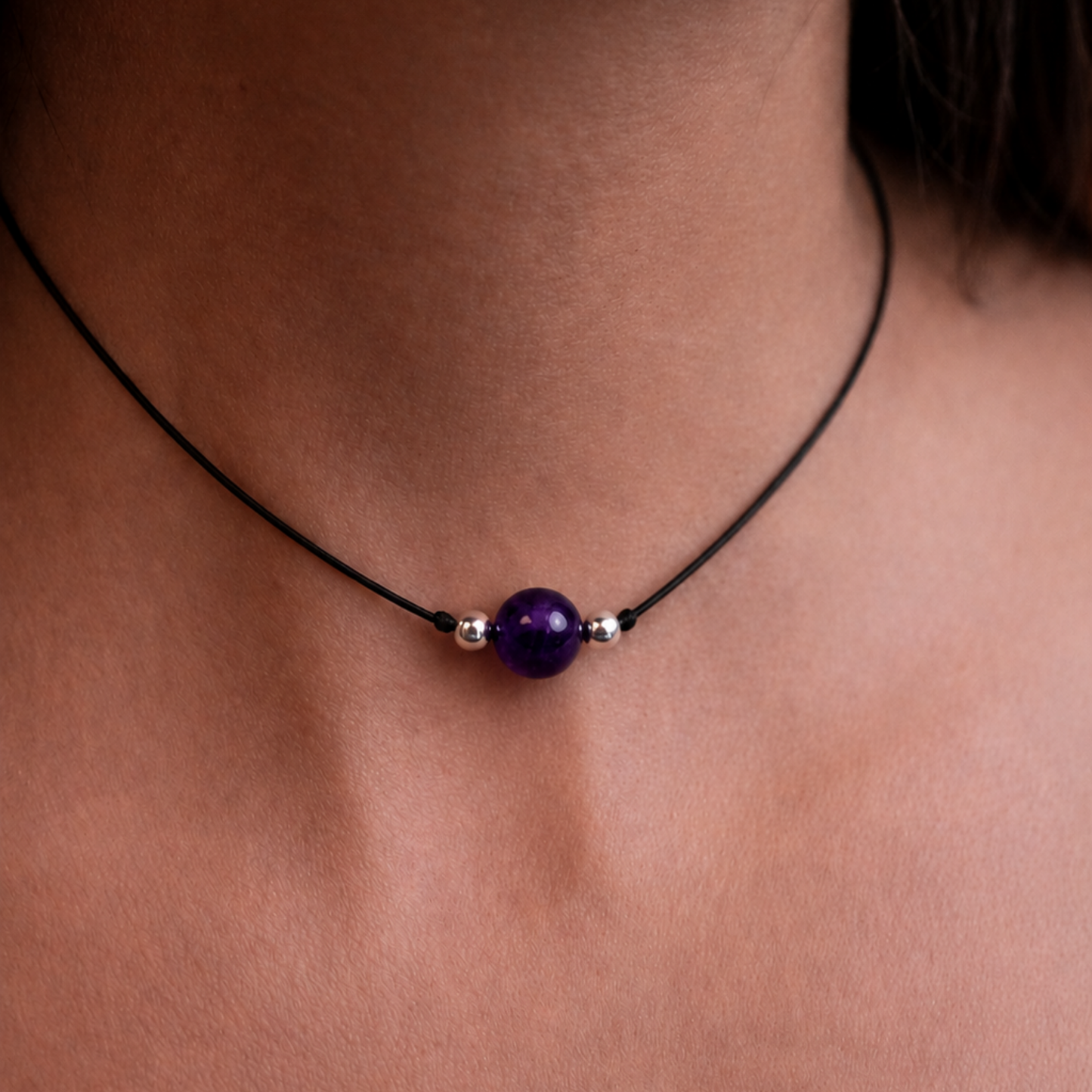 Collier d'améthyste Pure Love