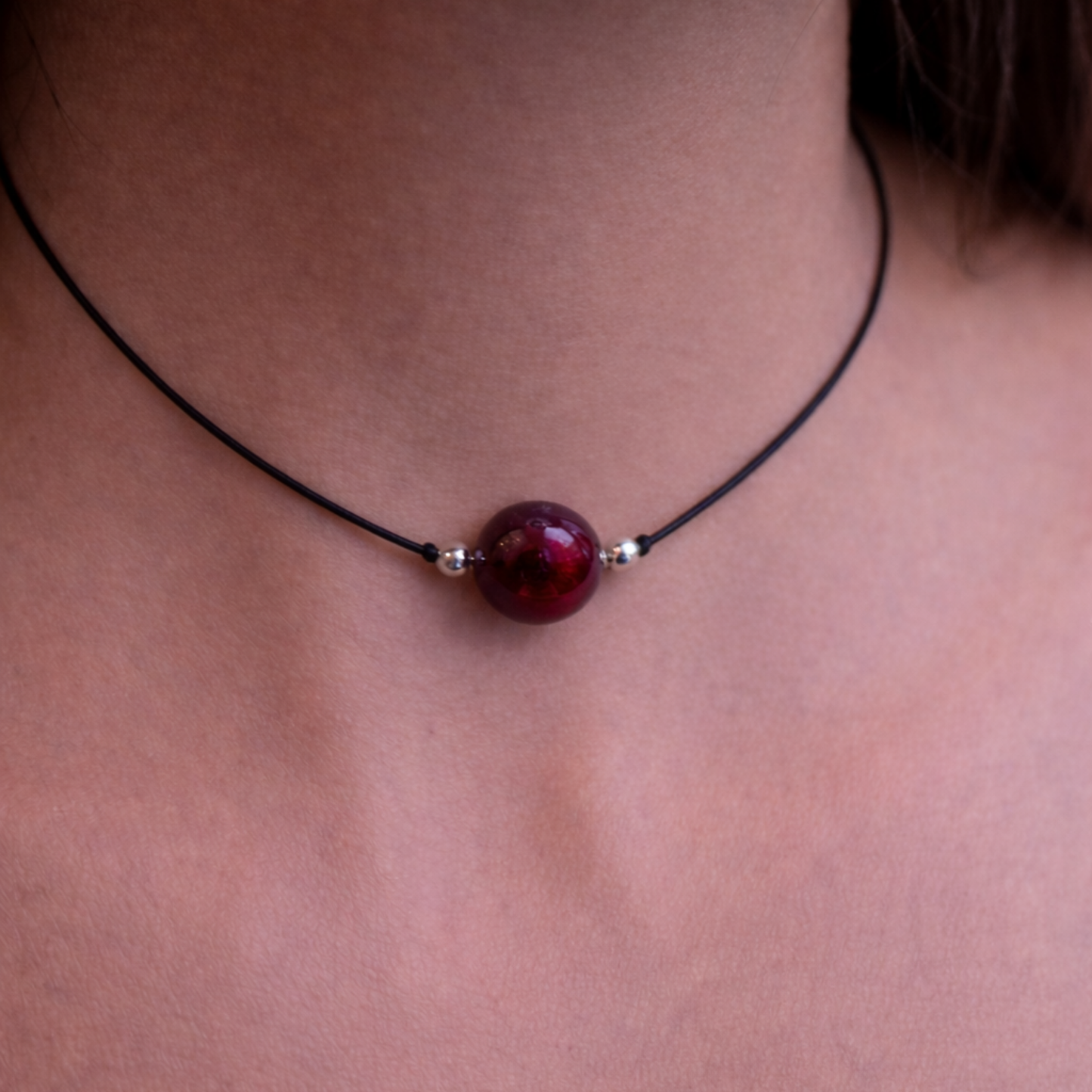 Collier Passion Grenat