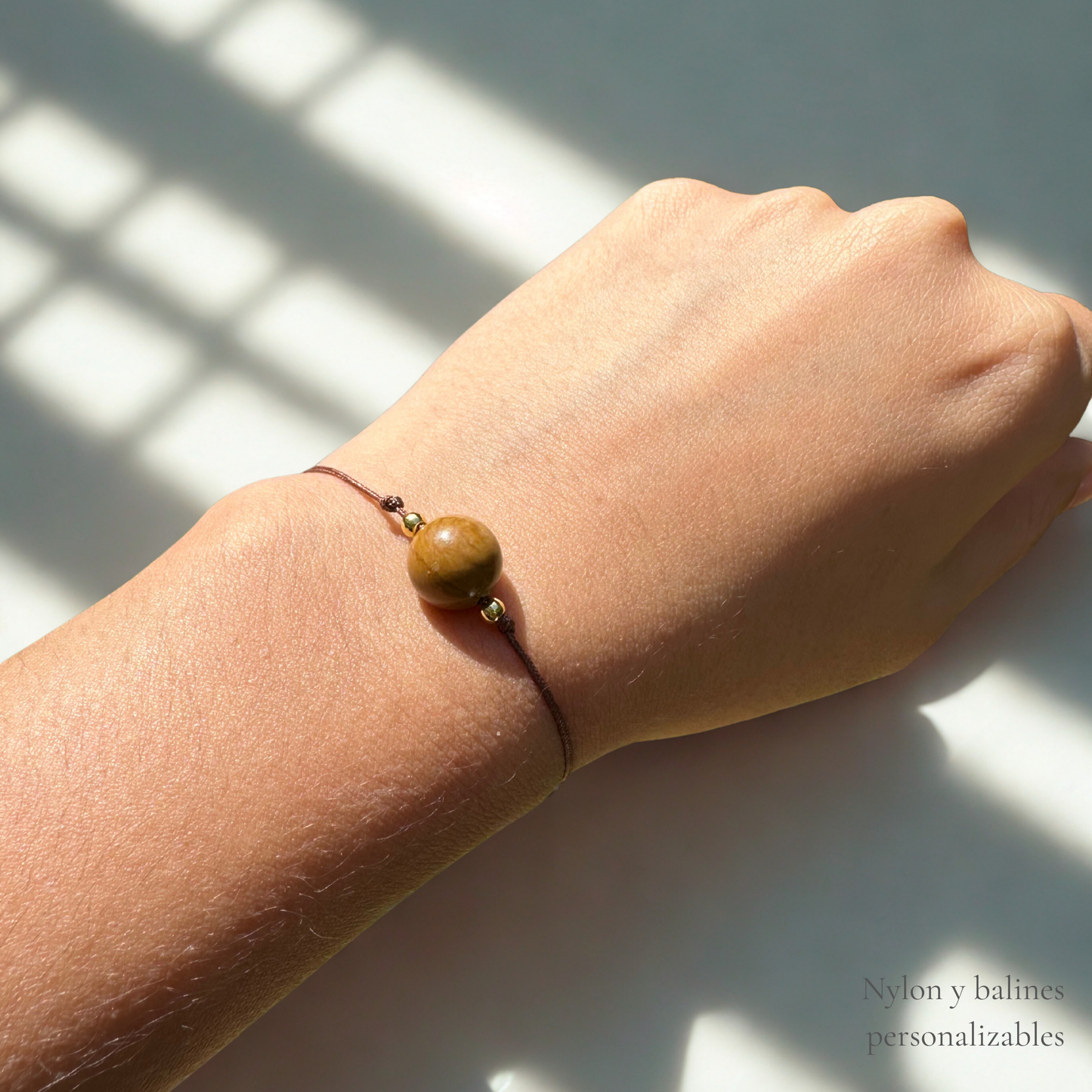 Paisina Jasper Minimalist Bracelet - Happiness