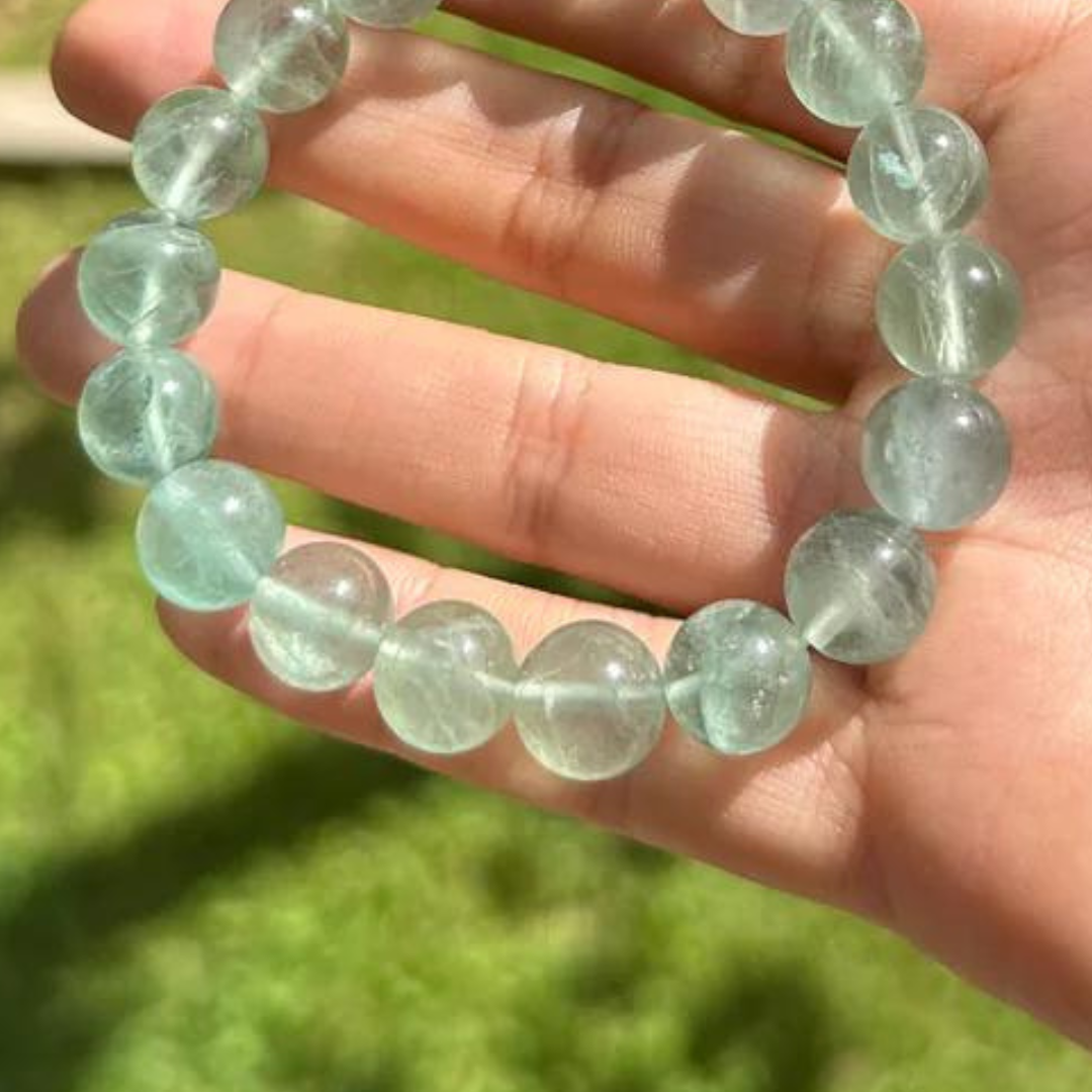 Relaxation Green Fluorite Bracelet