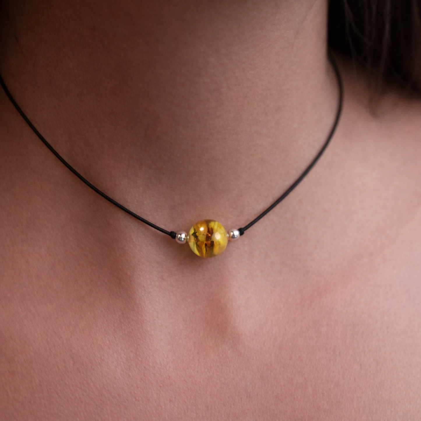 Collier d'ambre santé