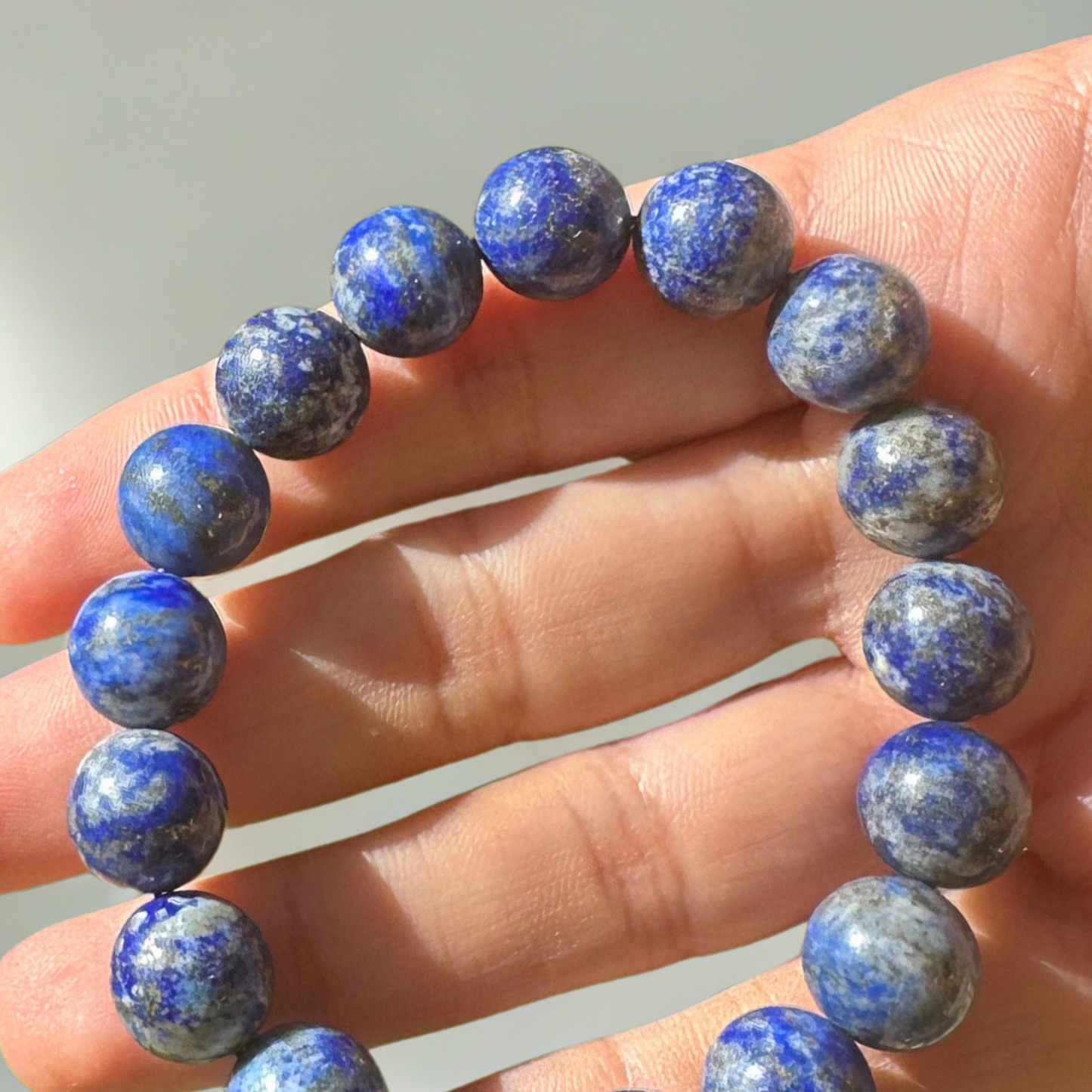 Bracelet en lapis-lazuli intelligent