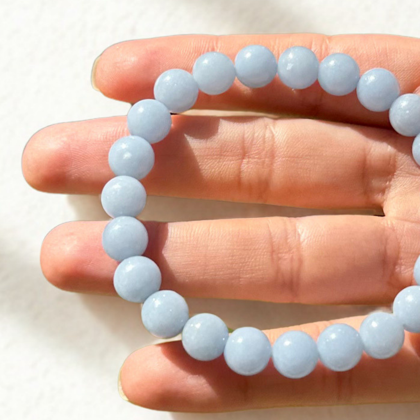 Bracelet Peace Blue Angelite