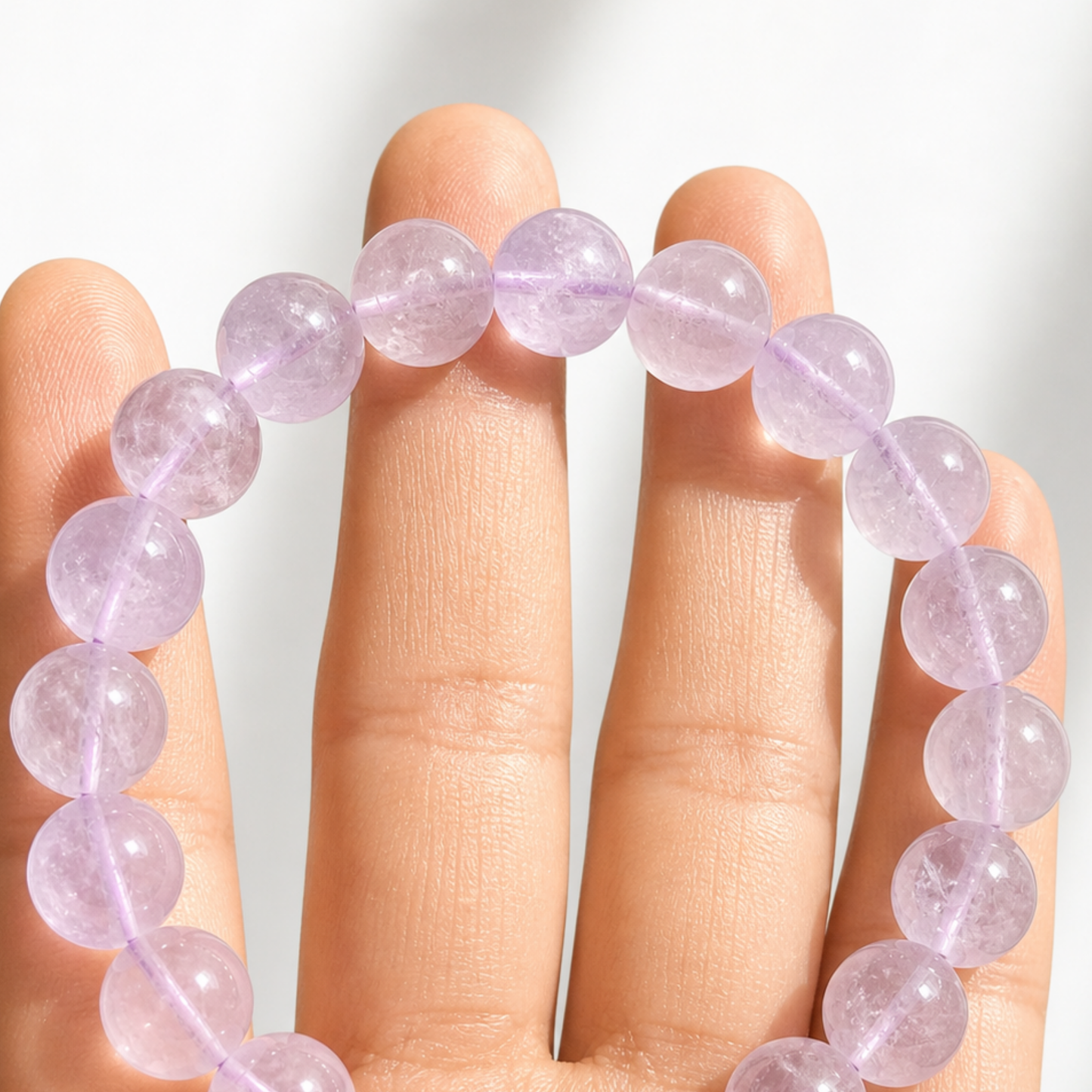 Bracelet en quartz rose Love 