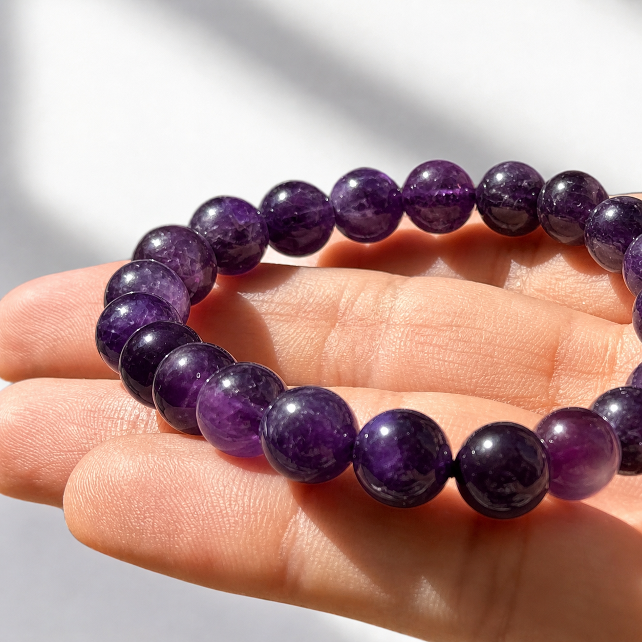 Bracelet en améthyste Pure Love