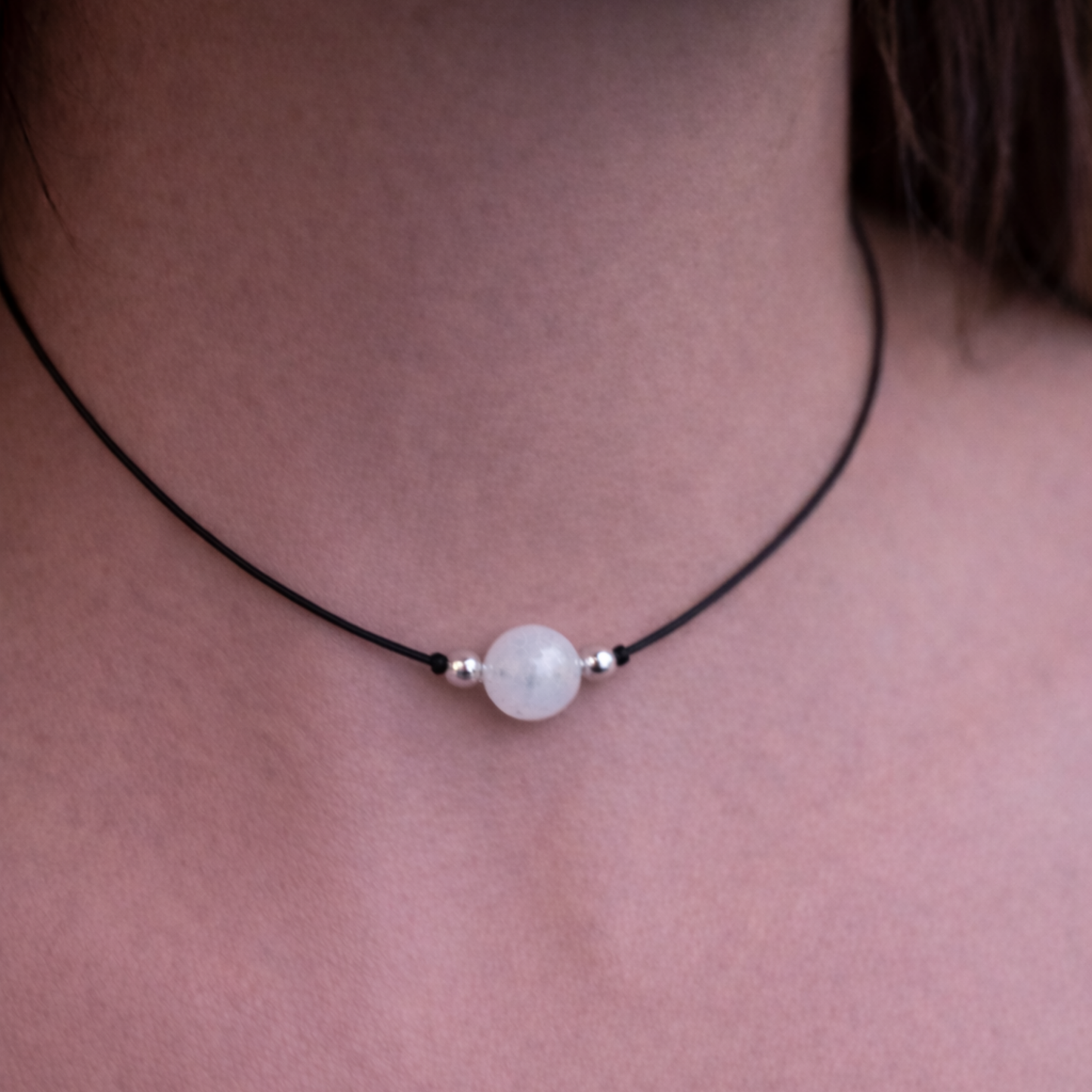 Collier en pierre de lune « Nouveaux départs »