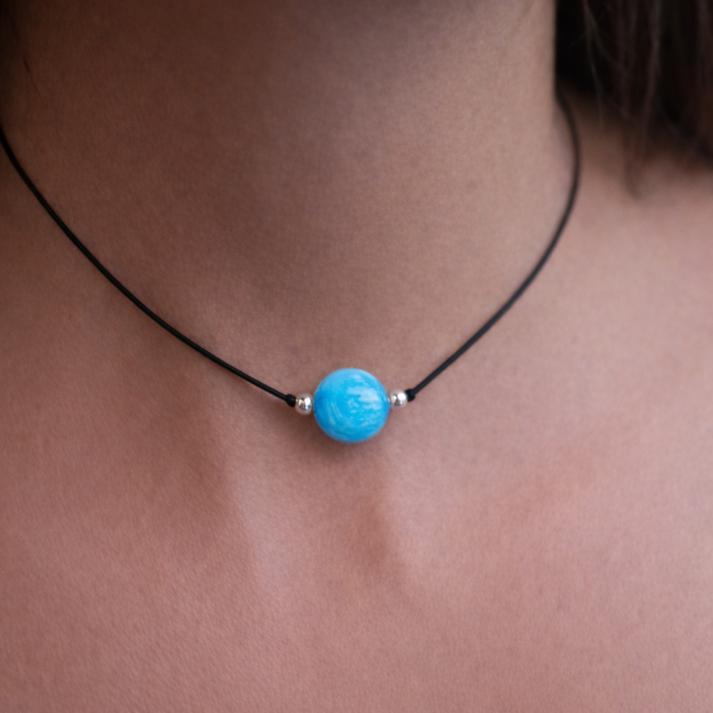 Collier en apatite Motivation