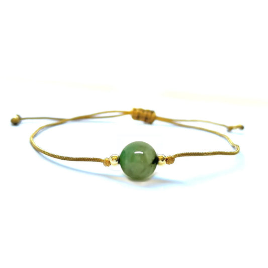 Emerald Minimalist Bracelet - Protection